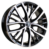 Alu kola Racing Line B1179, 17x6.5 5x100 ET40, černá + leštění