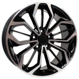 Alu kola Arceo DY397, 17x7.5 5x108 ET45, černá + leštění