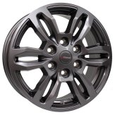 Alu kola Mille Miglia MMKV6, 16x6.5 6x125 ET68, Šedivá (zátěžová)