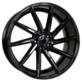 Alu kola Racing Line B1059, 17x7.5 5x100 ET38, černá lesklá