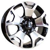 Alu kola Racing Line B1460, 18x7.5 6x139.7 ET25, černá + leštění