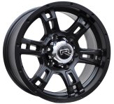 Alu kola Racing Line B5317, 16x8 6x139.7 ET0, černá matná