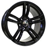 Alu kola Racing Line BK855, 16x7 5x120 ET35, černá lesklá