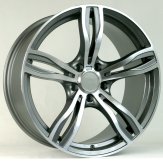 Alu kola Racing Line E492, 19x8.5 5x120 ET33, šedivá + leštění celoroční použití