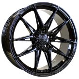 Alu kola Haxer HX036, 17x8 5x108 ET38, černá lesklá