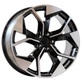 Alu kola AGT 18252, 18x8 5x112 ET35, černá + leštění