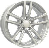 Alu kola RIAL X10, 18x7.5 5x112 ET25, stříbrná