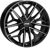 Alu kola ATS PASSION, 20x9 5x112 ET50, černá lesklá + leštění
