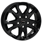 Alu kola AUTEC KISO, 17x7 5x108 ET46, černá lesklá (zátěžová)