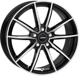 Alu kola AUTEC SKARA, 19x8.5 5x112 ET40, černá lesklá + leštění (zátěžová)