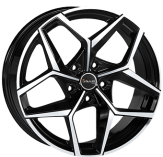 Alu kola AVUS VELGEN AC-523, 19x8 5x114.3 ET40, černá lesklá + leštění (zátěžová)
