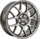 Alu kola BBS XR, 17x7.5 5x120 ET45, stříbrná