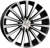 Alu kola BORBET BLX, 19x8.5 5x120 ET30, černá matná + leštění