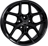 Alu kola BORBET Y, 18x8 5x112 ET37, černá lesklá