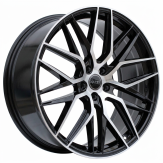 Alu kola Haxer HX035, 18x8 5x114.3 ET40, černá + leštění