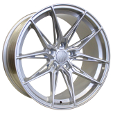 Alu kola Haxer HX036, 19x8.5 5x120 ET33, stříbrná (zátěžová)
