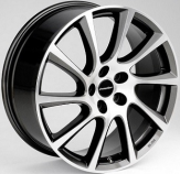 Alu kola IRMSCHER TURBO-STAR, 16x6 5x110 ET35, šedivá + leštění