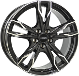 Alu kola IT WHEELS GINA, 19x8.5 5x112 ET37, černá lesklá + leštění (zátěžová)