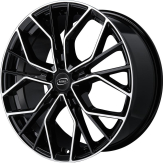 Alu kola MiM ANKY, 20x8.5 5x112 ET20, černá + leštění