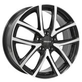 Alu kola MONACO WHEELS 2 CL2, 17x7 5x114.3 ET45, černá lesklá + leštění