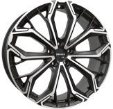 Alu kola MONACO WHEELS GPC17, 19x8 5x120 ET58, černá matná + leštění (zátěžová)