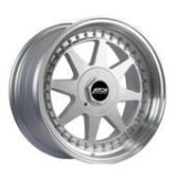 Alu kola Racing Line 7905F, 17x7.5 5x112 ET35, stříbrná + leštěný límec