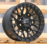 Alu kola Racing Line A6274, 16x8 6x139.7 ET-10, černá matná (zátěžová)