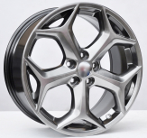Alu kola Racing Line B0063, 18x8 5x108 ET55, titanová metalíza