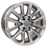 Alu kola Racing Line B1072, 17x7.5 6x139.7 ET25, titanová metalíza (zátěžová)