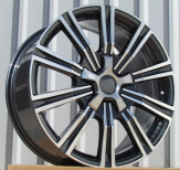 Alu kola Racing Line B1149, 21x8.5 5x150 ET45, černá + leštění (zátěžová)