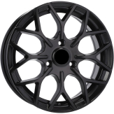 Alu kola Racing Line B1449, 17x7.5 4x100 ET25, černá matná