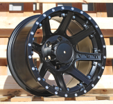 Alu kola Racing Line B1494, 16x8.5 6x139.7 ET-12, černá matná (zátěžová)