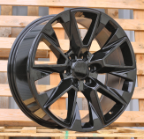 Alu kola Racing Line B1752, 22x9 6x139.7 ET24, černá lesklá (zátěžová)