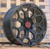 Alu kola Racing Line B1858, 22x9 6x139.7 ET15, černá matná (zátěžová)