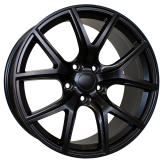 Alu kola Racing Line B5315, 20x10 5x127 ET50, černá matná (zátěžová)