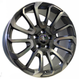 Alu kola Racing Line BY959, 21x9.5 5x120 ET45, šedivá + leštění