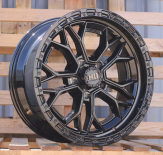 Alu kola Racing Line D1971, 17x9 5x127 ET, černá lesklá (zátěžová)