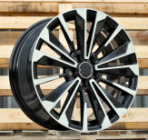Alu kola Racing Line FBX374, 17x7.5 5x114.3 ET40, černá + leštění