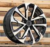Alu kola Racing Line FBX416, 18x8 5x114.3 ET40, černá + leštění