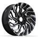 Alu kola Racing Line H964F, 18x8 6x139.7 ET25, černá + leštění (zátěžová)