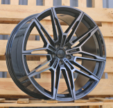 Alu kola Racing Line I0294, 22x10.5 5x112 ET35, černá + tmavé leštění (zátěžová)