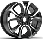 Alu kola Racing Line I5666, 15x6.5 5x108 ET42, černá lesklá