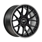 Alu kola Racing Line IN0278, 18x8 5x120 ET34, černá matná + leštěný límec