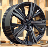 Alu kola Racing Line Y1187, 18x7.5 5x108 ET44, černá + tmavé leštění