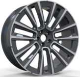 Alu kola Racing Line YF7076, 19x8 5x108 ET42.5, černá + leštění