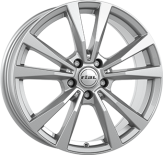 Alu kola RIAL M12X, 19x8 5x112 ET61, stříbrná (zátěžová)