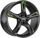 Alu kola RONAL R62 GREEN, 19x8 5x114.3 ET40, černá lesklá