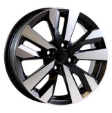 Alu kola AGT 15195, 15x6 4x100 ET35, černá matná + leštění