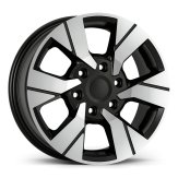 Alu kola AGT 16282, 16x6.5 6x120 ET50, černá matná + leštění (zátěžová)