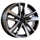 Alu kola AGT 17226, 17x7 5x108 ET46, černá + leštění (zátěžová)